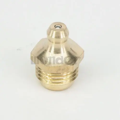 

10pcs 1/4" BSPP male Straight Brass Grease Zerk Nipple Fitting For grease gun