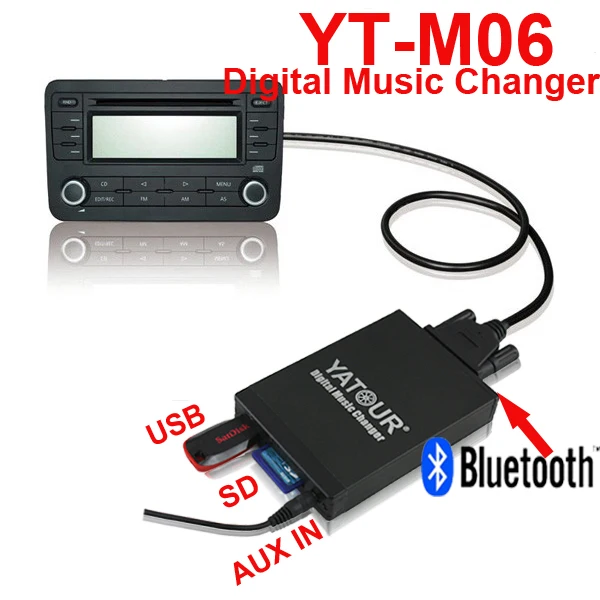 Yatour M06(PRO) digital music changer car stereo USB MP3 player for Volvo SC series radios