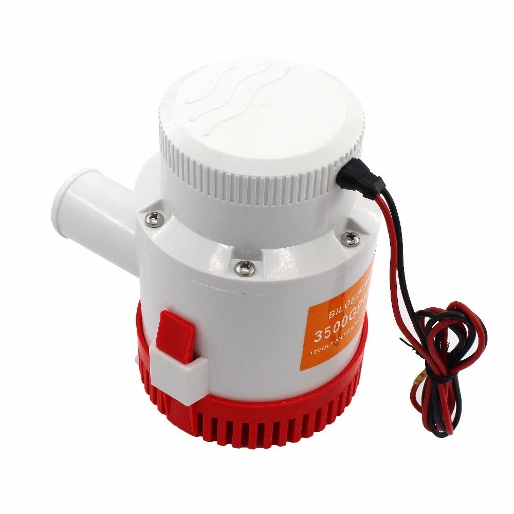 Submersible Electric Water Pump 3500GPH DC 12V 24V Bilge Pump For Seaplane Civil Ship Houseboat Boats