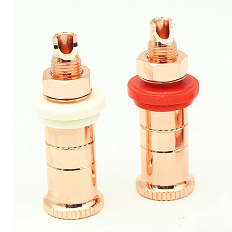 Hifi audio speaker copper socket hifi audio speaker connector amplifier terminal binding Post banana plug socket connector