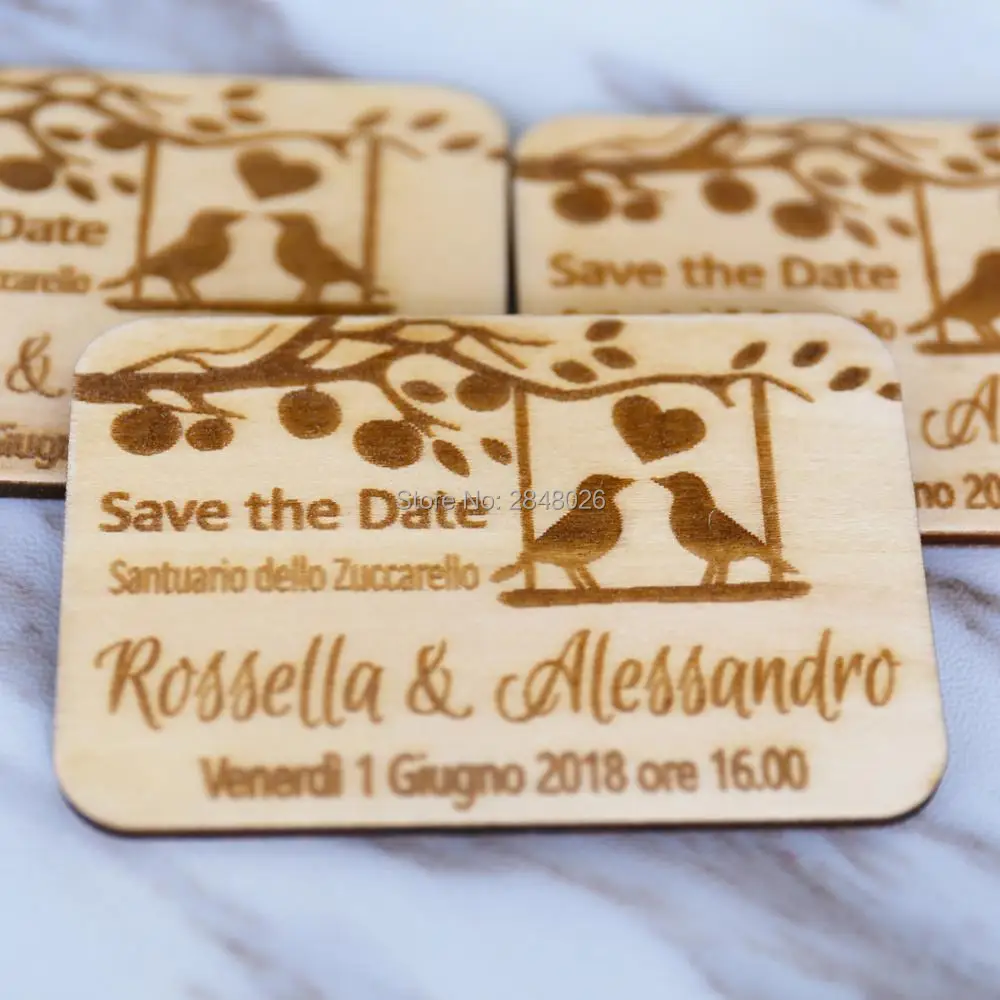 

Birds Kissing save the date magnet, Birds Kissing Wedding Favors,Bridal Shower Favor Tags .