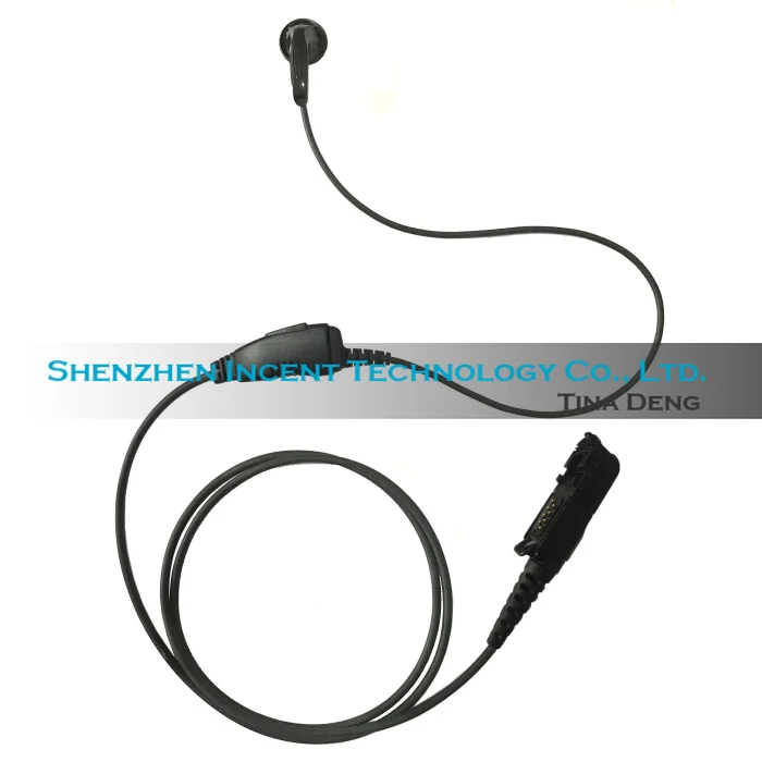 VOIONAIR 5pcs/lot Ear Bud Earpiece Headset PTT Mic for Motorola XPR3000 MTP3100 MTP3150 XIR P6620 XIR P6600 DP2400 MotoTRBO