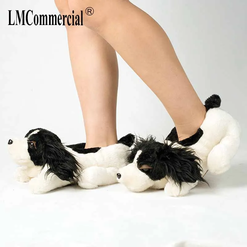 Cotton Plush dog Special Indoor Soft Shoes Men&Women Slippers custom Slipper Cottoon Slipper floor lovers shoes Winter Warm