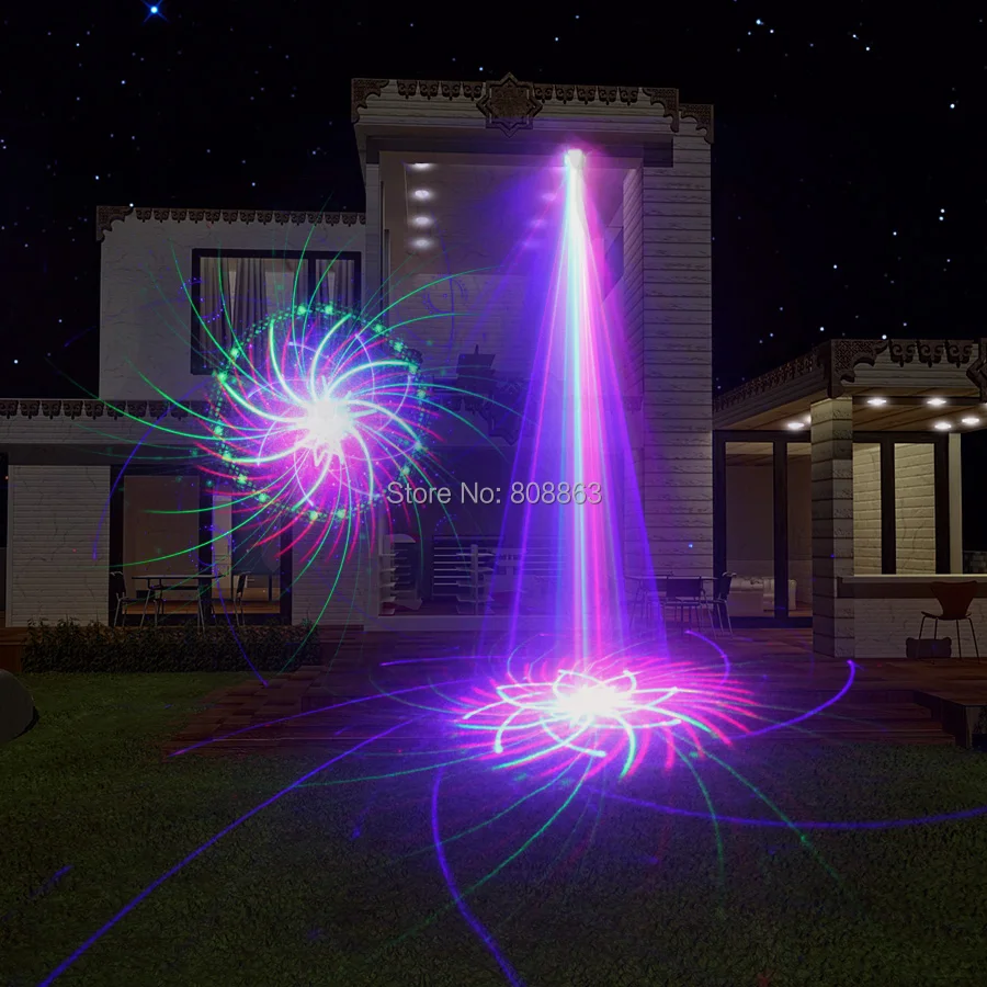 Imagem -03 - Eshiny Ip44 wf 96 Padrões Projetor Laser Rgb ao ar Livre da Família Festa Bar Árvore de Natal Dança Paisagem Jardim Luz da Parede da Casa N8t222