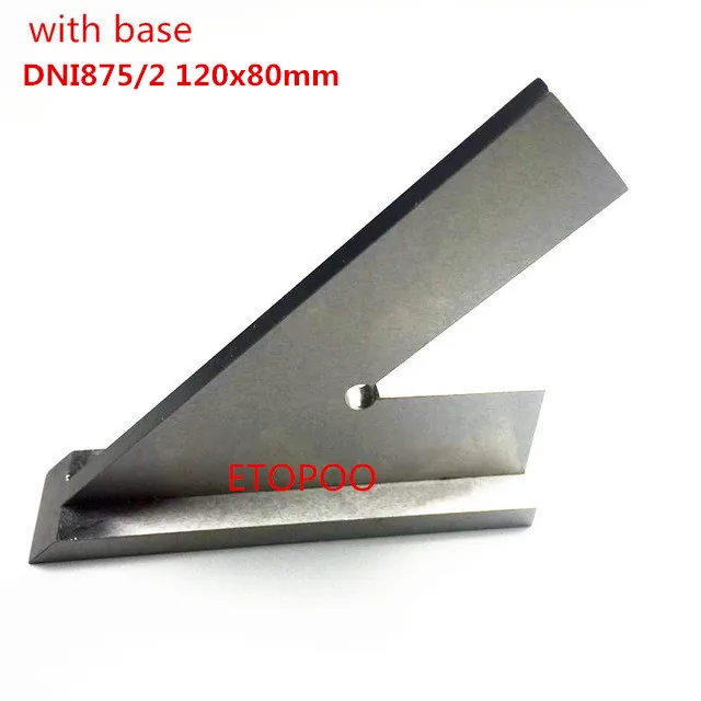 45 Degree Flat Edge Square Measuring Multi Angle Try Square Base Set Square Ruler Gauge Tool Squads Machinist Square With Base