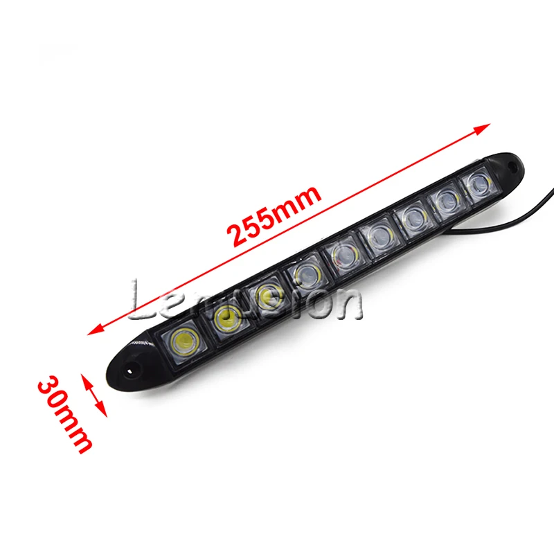 PAKUSI Car LED Daytime Running Lights 9LED DRL Lamp For Volvo XC60 Honda Jazz Suzuki Swift SX4 Opel Insignia Lada accessories