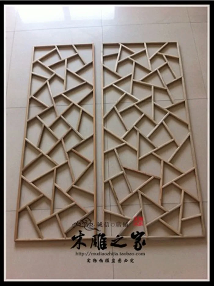 

Dongyang wood carving ice ice elm wood lattice crack Chinese decoration flower window background wall ceiling decoration