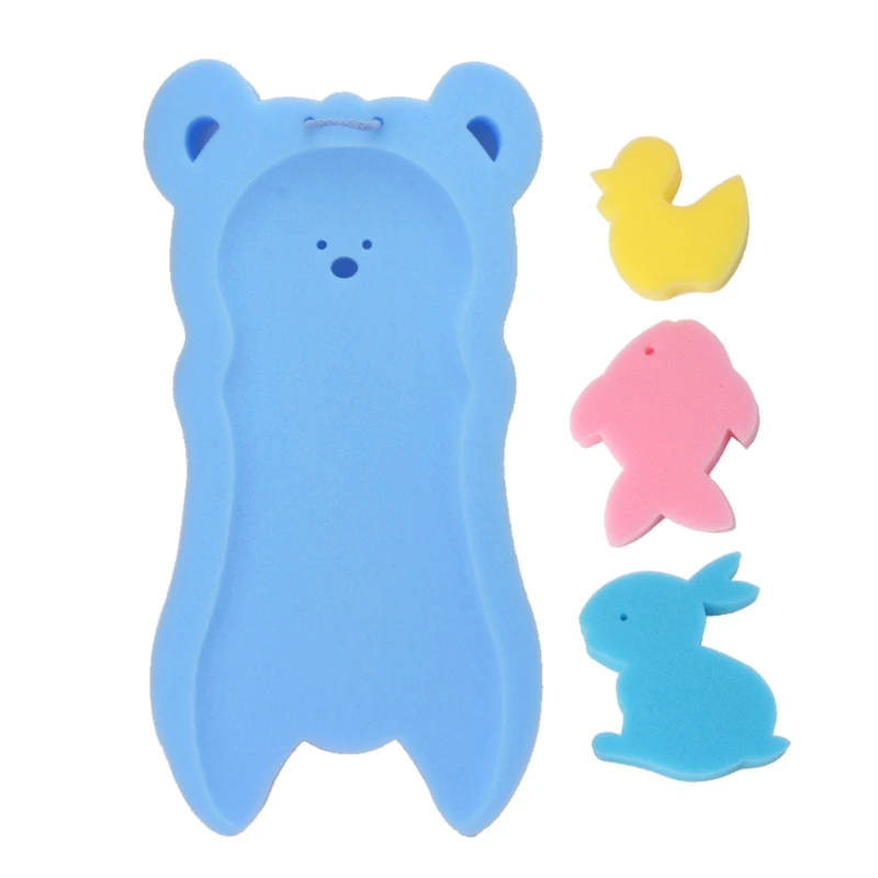 Newborn Anti-slip Sponge Pad Baby Bath Tub Bathing Pad Infant Shower Baby Care MAY31-B