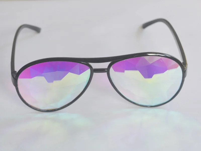 Black Classic  kaleidoscope glasses Fashion Kaleidoscope glasses