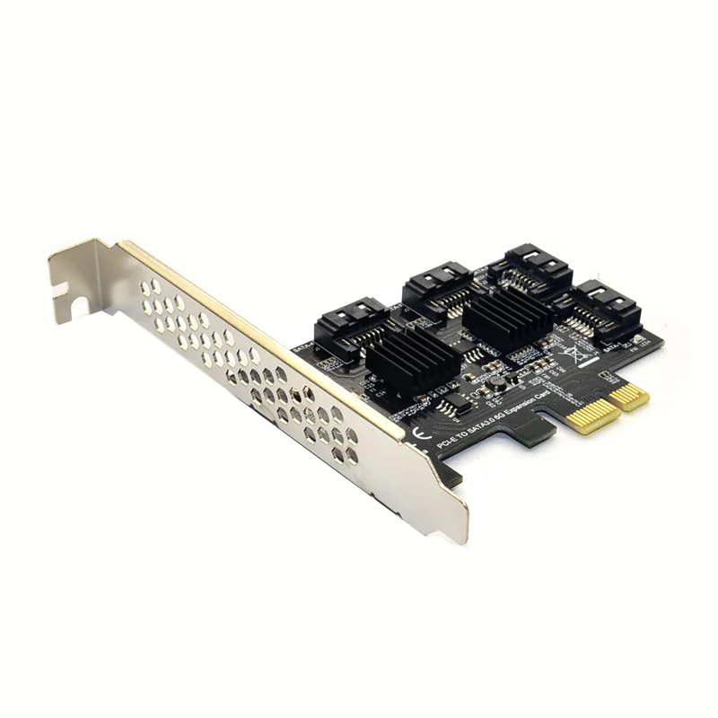 H1111Z tarjeta adicional SATA3 PCI-E/PCIE/PCI Express, multiplicador de controlador SATA 3, tarjeta de expansión PCI E PCIE x1, adaptador de puerto SATA