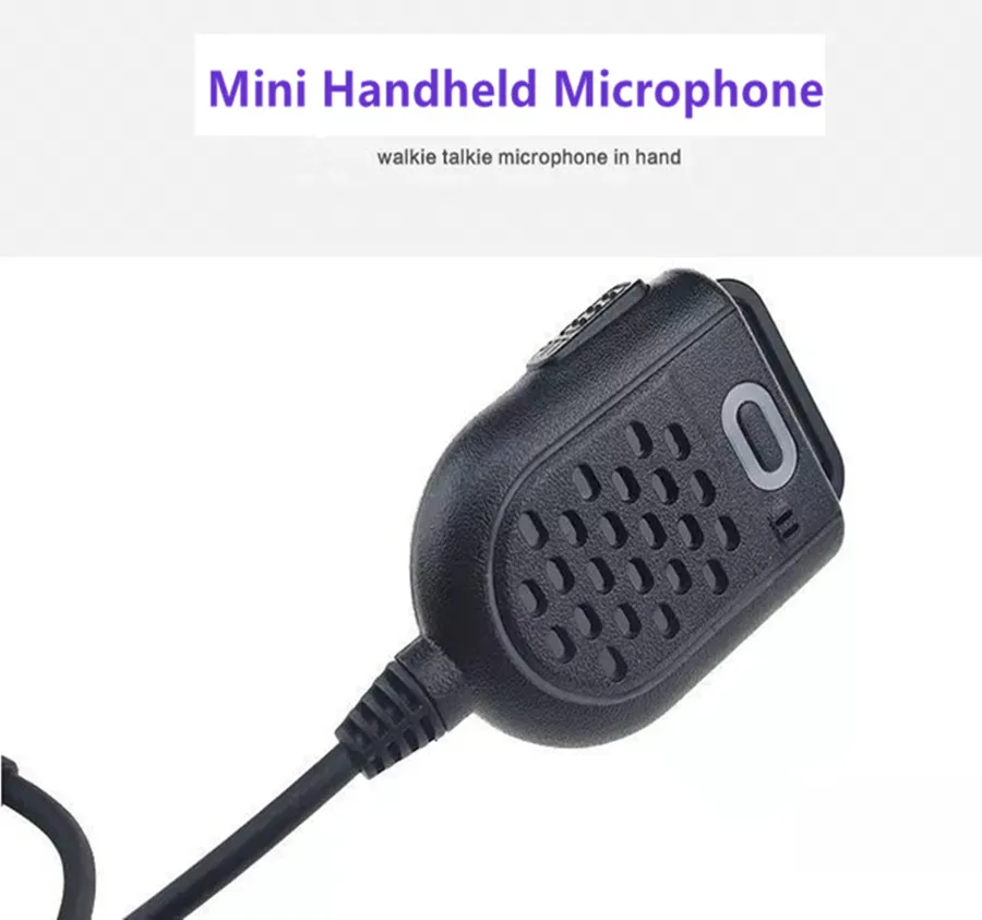 100% Original Baofeng UV-5R Mini Microphone Speaker BF-888S Walkie Talkie 50km Portable Police Ham Radio Transceiver Accessories