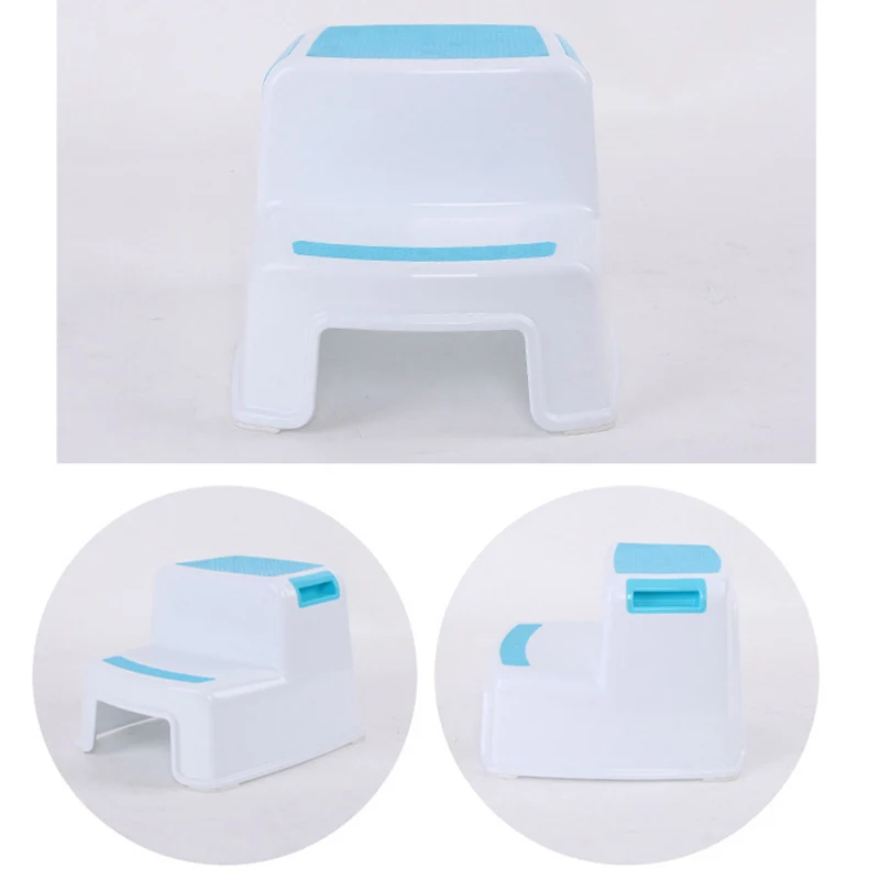 스텝2 Toilet Potty Training Kids 2 Step Stools Toddler Non-Slip Bathroom Potty Stool Car Styling табурет детский 2 ступени Step 2