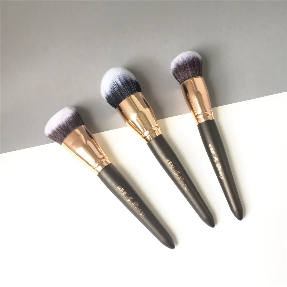 MyDestiny 007 Sculpting Foundation 011 Airbrush Kabuki 012 Large Domed Stippling Brush - Perfect Face Beauty Makeup Brush Tools