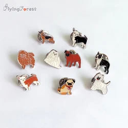 Brooch Pins suit man Pins dogs Pendant Decorated Cute Pug pet Brooches for Jewelry Women Fashion Charm Gifts Badges bag hat