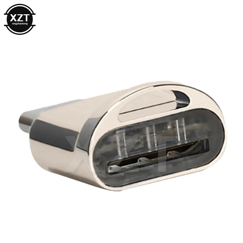 Tipo C USB 3.1 alluminio OTG Mini adattatore Multi lettore di schede di memoria per Micro SD/TF Microsd Laptop Smartphone Tablet Cardreader