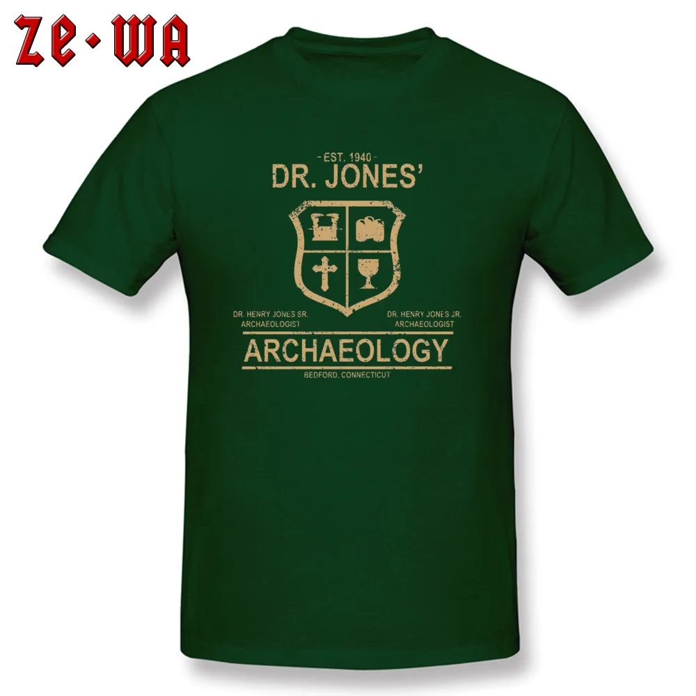 Tshirt Men T Shirt Dr. Jones Archaeology Indiana Jones Women T-Shirt 2019 New Vintage Logo Designer Top Clothes Cotton Fabric