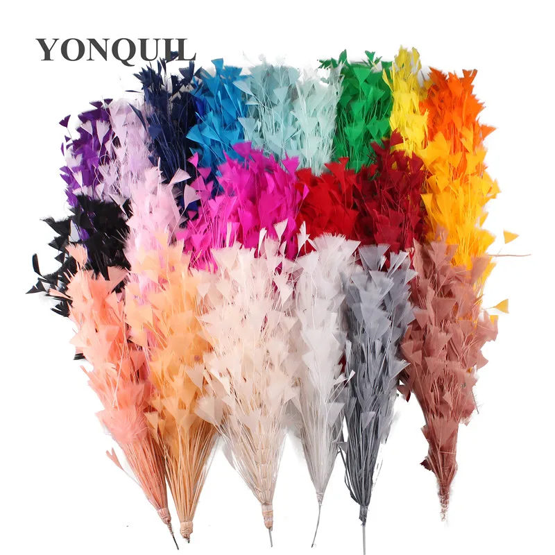 Nice Wedding corsages Flower Feathers Dance Latin Dance Decoration Elegant Dinner Party Plume Headwear DIY accessories 6PCS/LOT