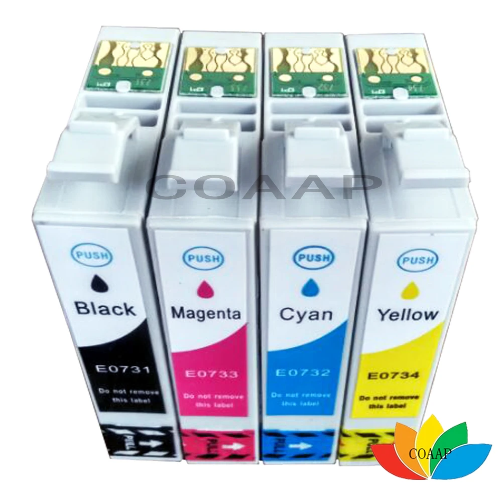 T0731N  T0731 Compatible 73N ink Cartridge For Epson Printer TX209 TX210 TX219 TX409 TX121 T30 CX5900 TX510