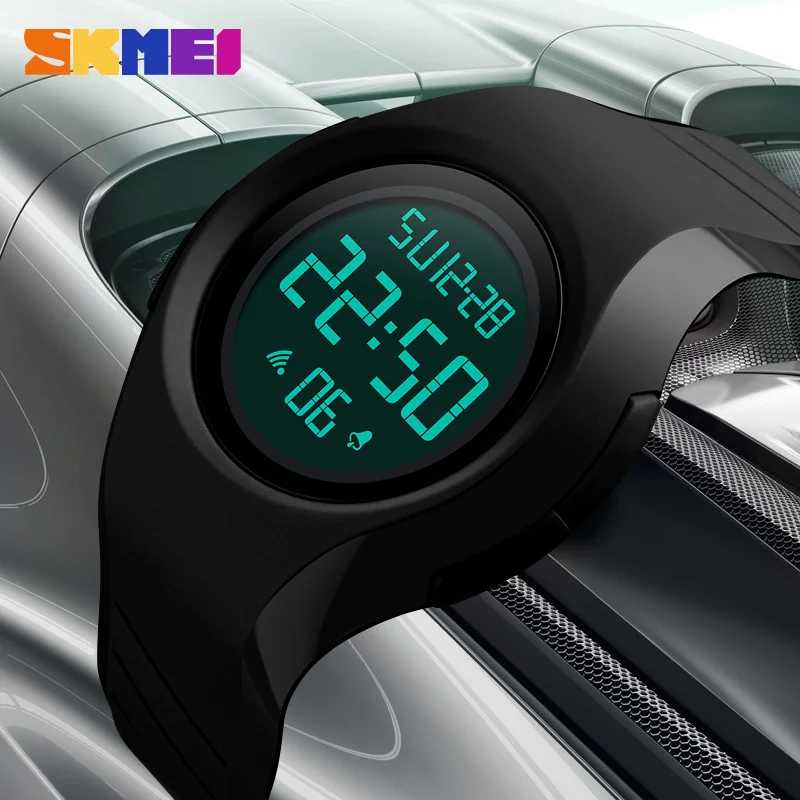 SKMEI Fashion Simple Sport Watch Men 5Bar Waterproof Men Watches Calendar LED Display Digital Watch Relogio Masculino