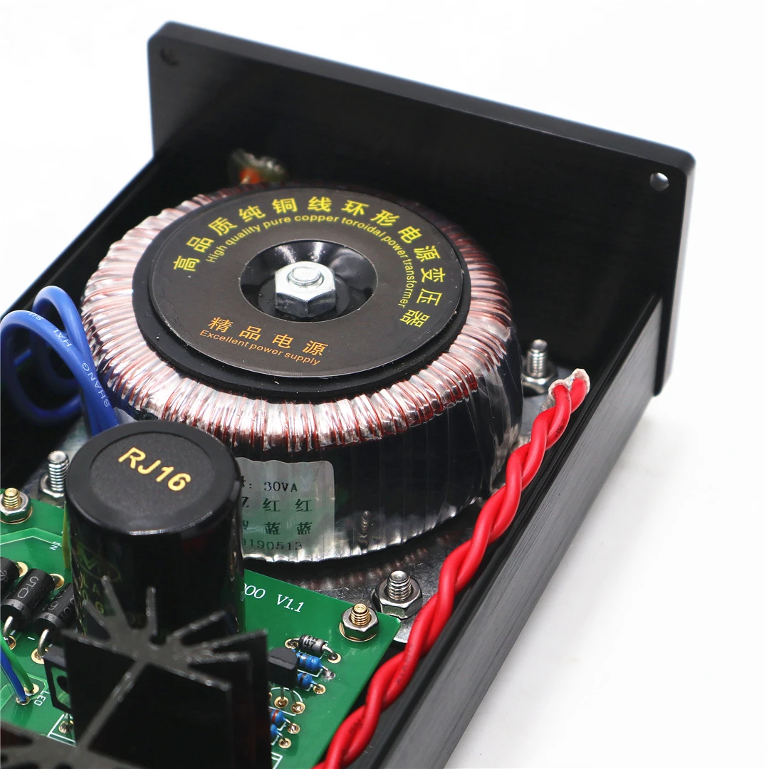 TIANCOOLKEI-Estudo 900 O-30W Linear Fonte de Alimentação, HiFi, Silencioso, Saída DC, 5V, 9V, 12V, 15V, 24V, Fonte de Alimentação DAC