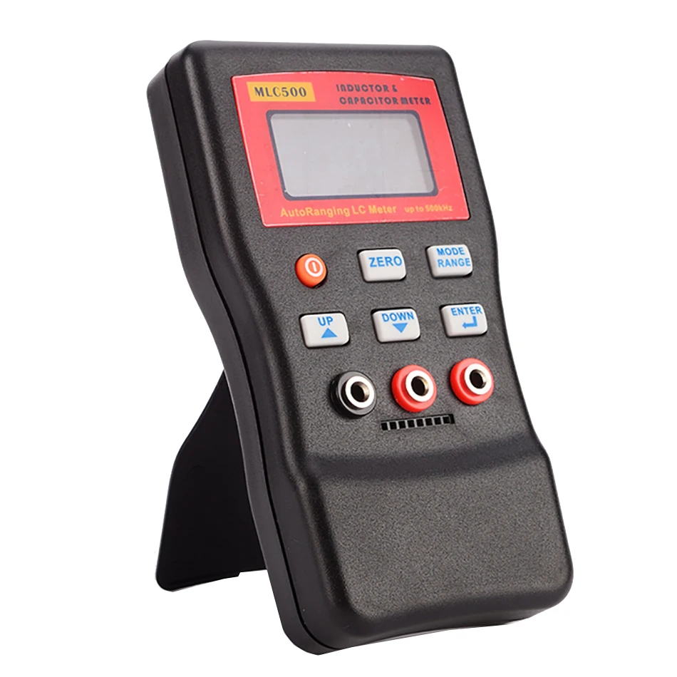 

Hot Sale High Accuracy Electronic Capacitance Digital Bridge LC Meter MLC500 Handheld Inductance Meter 1% Accuracy 500KHz Test