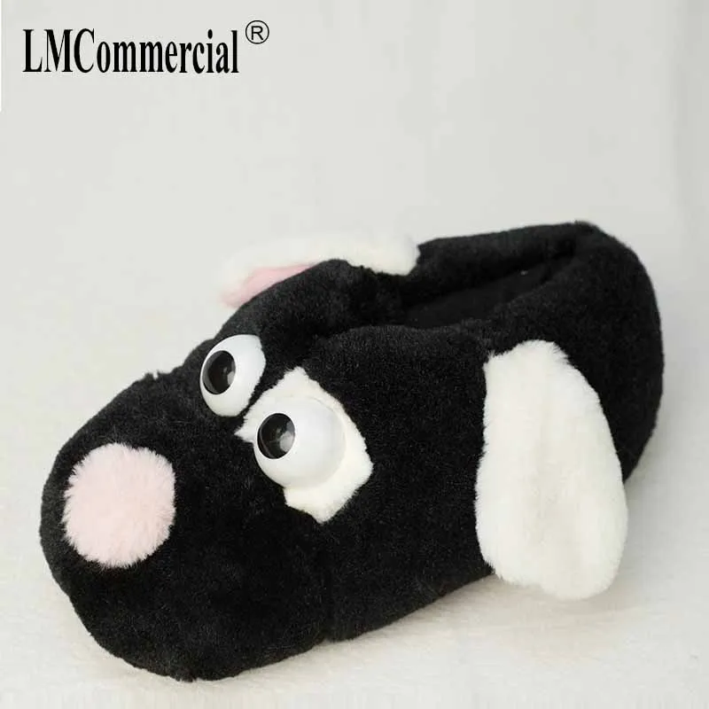 Winter Plush Home Floor Shoes House Slippers Children special Women Anime Cartoon Bear Slippers Lovers Warm Woman Slippers