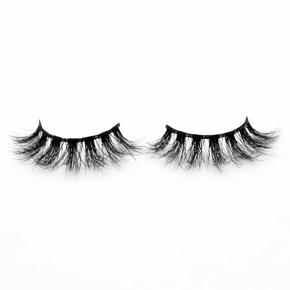 Visofree Wimpern Nerz Wimpern Kreuzmuster Falsche Wimpern Cruelty Free 3D Nerz Wimpern Make-Up Maquillaje Profesional D108