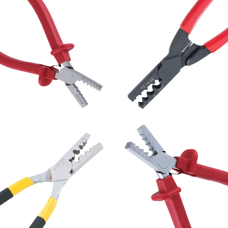 

4 Sizes Multi Functional Crimping Plier PZ0.25-2.5/0.5-16/1.5-6/10-35 Crimping Tool For Crimping Cable Ferrules