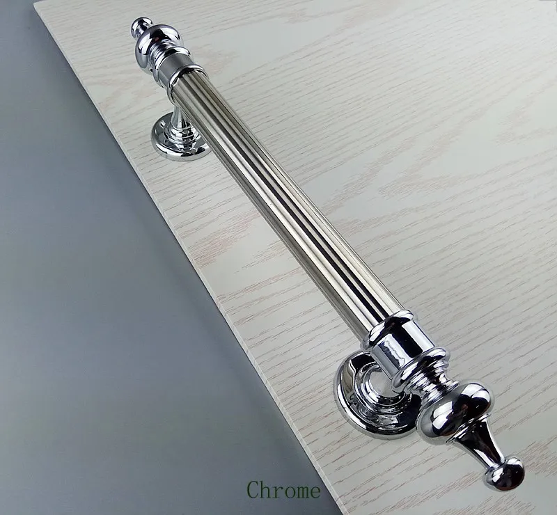 345mm brązowa brama chromowane meble drewniana klamka drzwi przesuwane drzwi do łazienki restauracji złote uchwyty do drzwi plastikowe garderoby — zdjęcie 4