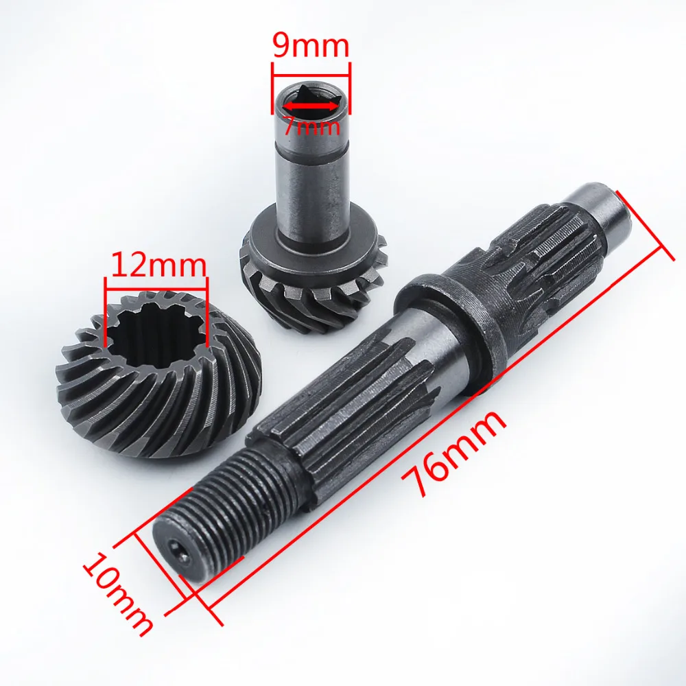 Head Gearbox Drive Shaft & Gear Set For STIHL FS100 FS120 FS130 FS240 FS120R FS200R FS250R FR450 FT100 Trimmer SQUARE Part