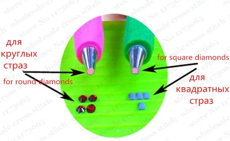 Embroidery Diamond Mosaic DIY 5D Diamond Painting Diamond Stitch Pencil Pen For Square Round Diamond Embroidery Rhinestone Tools