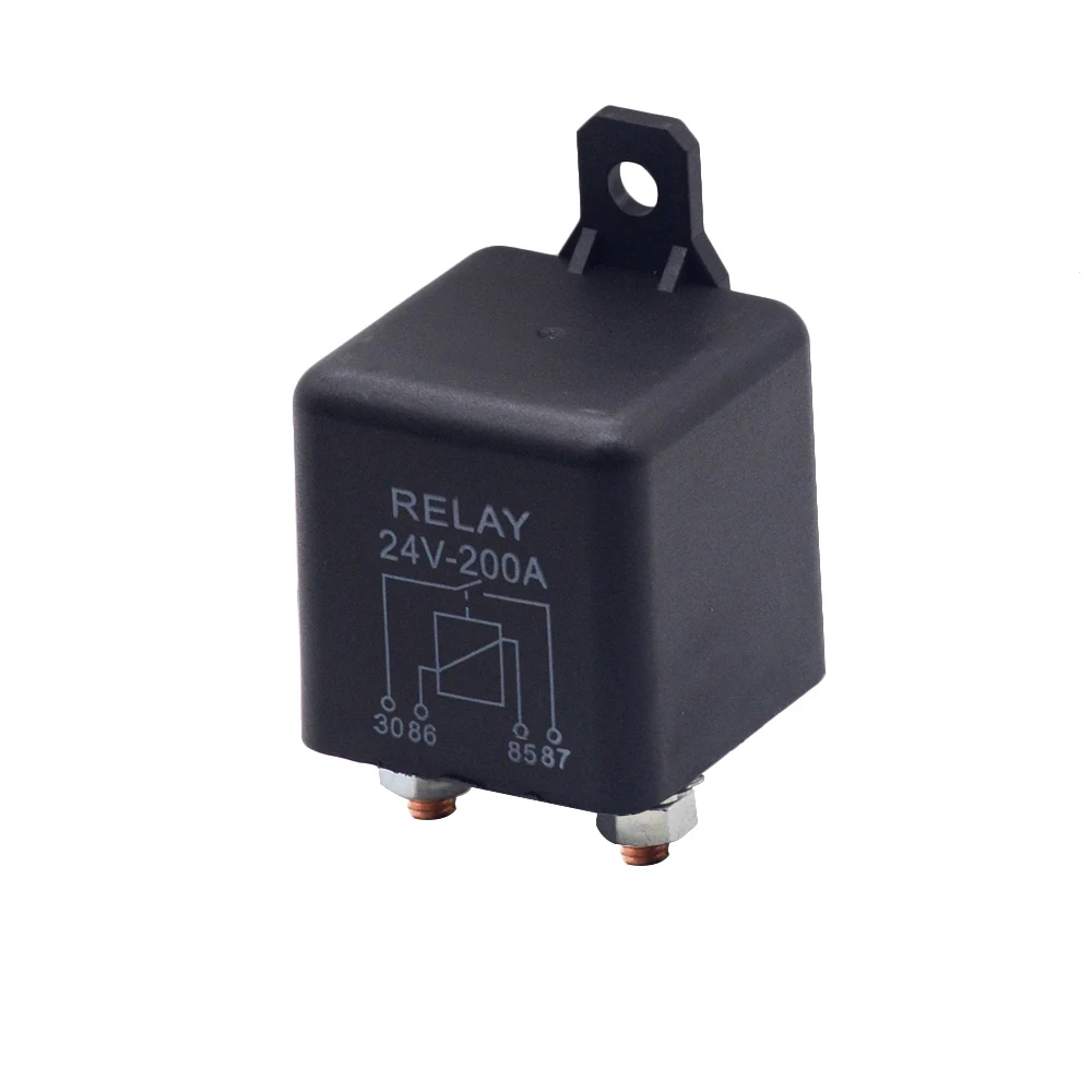 New Car Truck Motor Automotive high current relay 12V/24V 200A 2.4W Continuous type Automotive relay car relays