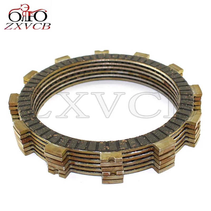 6pcs for DF200E DR200 1986-1988 DR200SE Jebel 200 RV200 VanVan 200 RV200Z VanVan 200Z motorcycle Clutch Friction Plates Kit