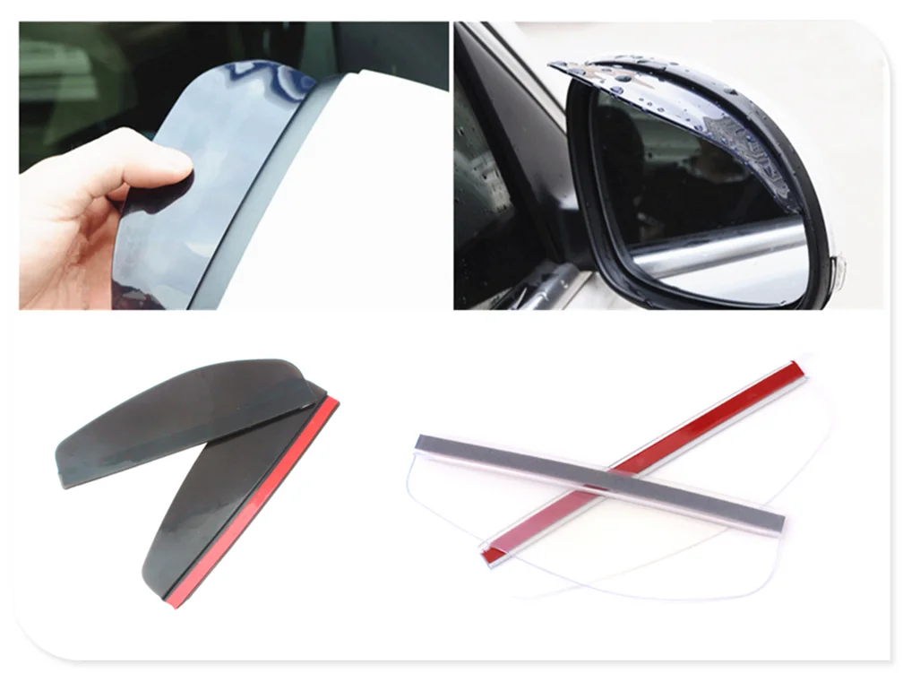 2pcs car rearview mirror rain eyebrow aid accessories for BMW X4 X5 X6 F07 F09 E91 E53 E70 X5 X3 X6 M M3 M5