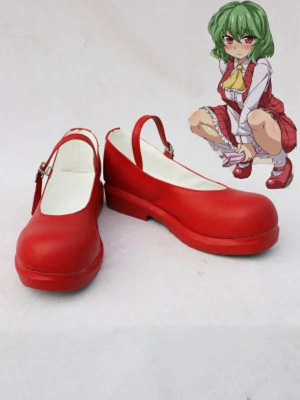 Touhou Project Kazami Yuka Cosplay Boots Shoes Anime Party Cosplay Boots Custom Made for Adult Women Shoes