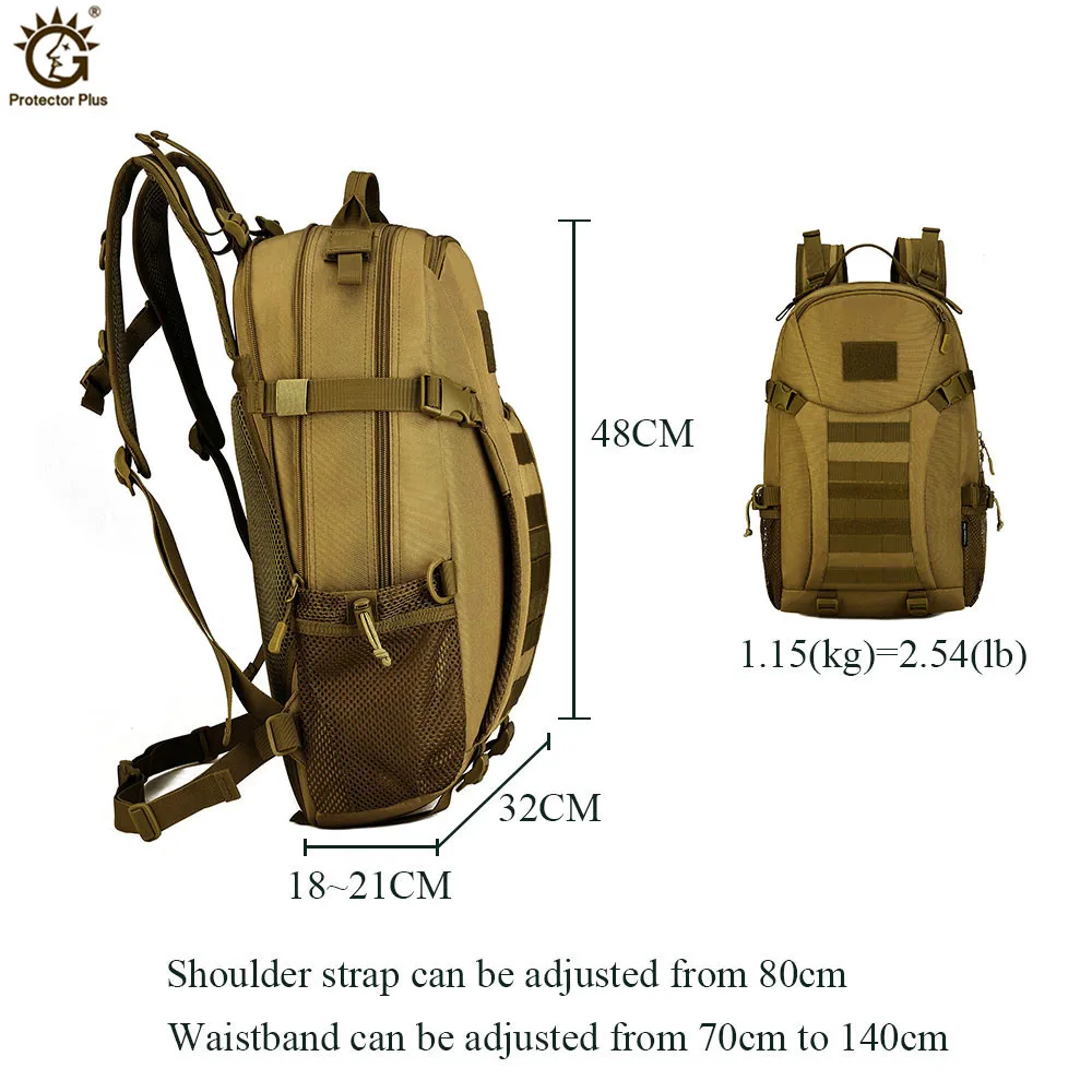 Military Tactical backpack 35L Army Trekking Outdoor Sport Nylon Travel Rucksack Camping Hiking Trekking Camouflage Bag