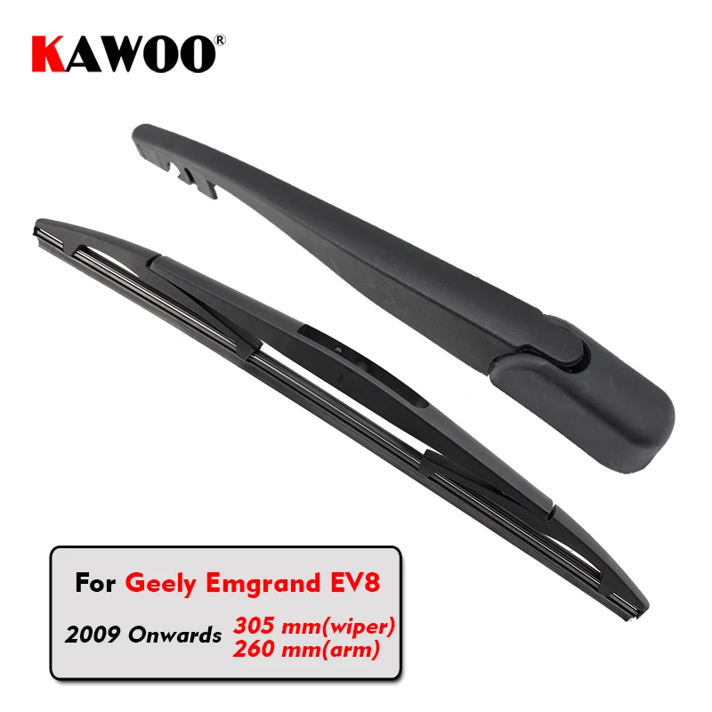 

KAWOO Car Rear Wiper Blades Back Window Wipers Arm For Geely Emgrand EV8 Hatchback (2009 Onwards) 305mm Auto Windscreen Blade