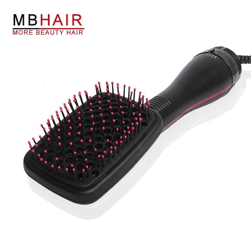 

Professional 2 in1 Anion Hair Dryer Straight Comb Negative ionic Electric air Brush Thermostatic Warm Wind Electric Hair Style