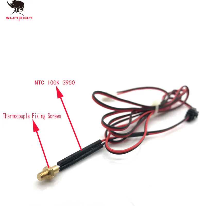 3D printer head thermistor M4/ M3 Screw thermocouple 100K NTC100 3950 3D printer accessories screw temperature sensor