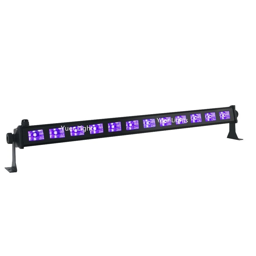 10 Units 12X3W Wall Washer Light LED UV Stage Lights Bar Black Party Club Disco Lights For Christmas Indoor Stage Effect Lights