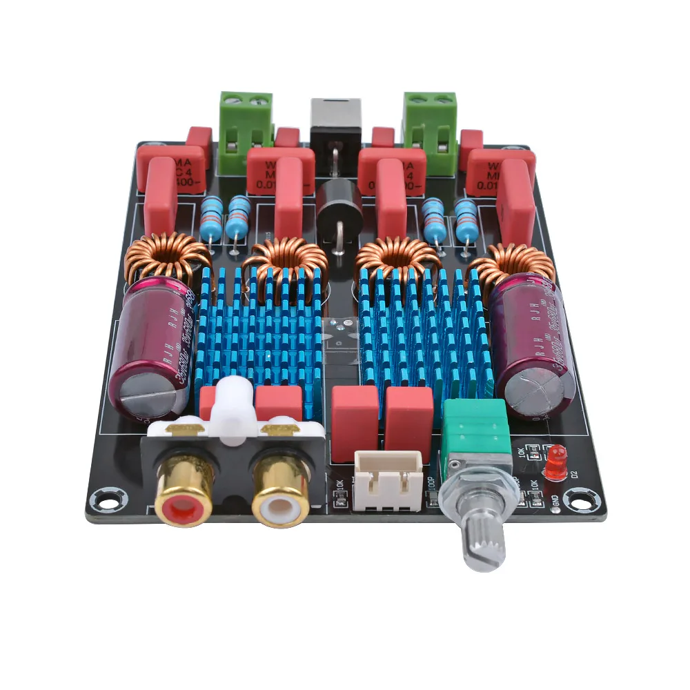 AIYIMA Professional Mini Amplificador ระบบเสียง Board TPA3116 2.0ชิปคู่ดิจิตอลเครื่องขยายเสียง100W สำหรับโฮมเธียเตอร์