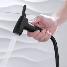 Black Handheld Bidet Sprayer for Toilet #4
