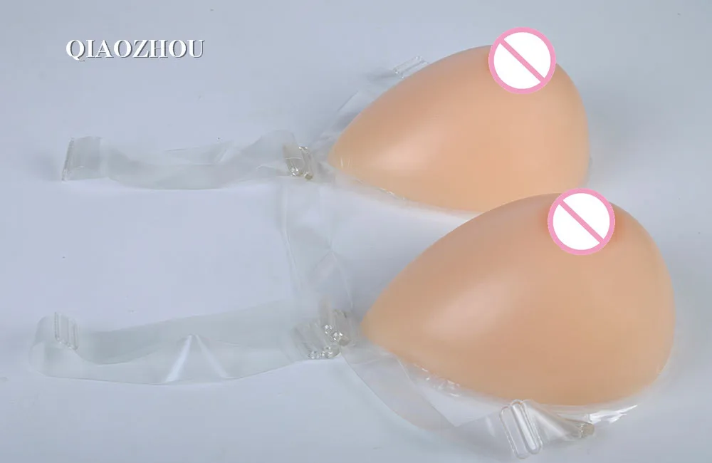 600g/pair B cup artificial breasts nude skin tone strap on fake false silicone breast top quality tan skin crossdressing