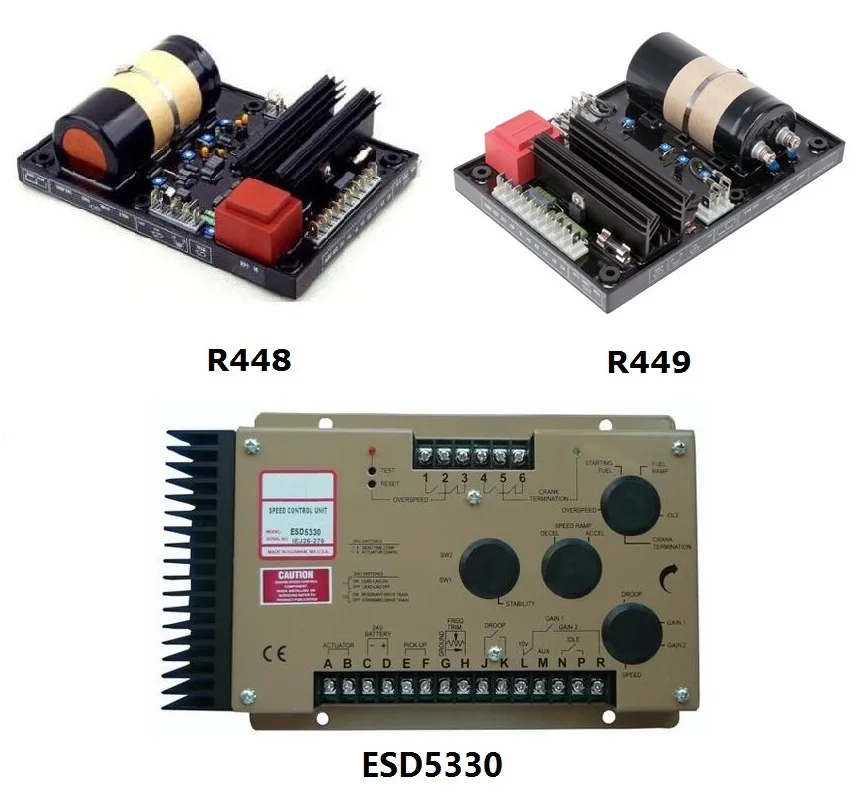 Free Shipping AVR Copy R448 1pc  Copy R449 1pc governor controller Copy ESD5330 1pc