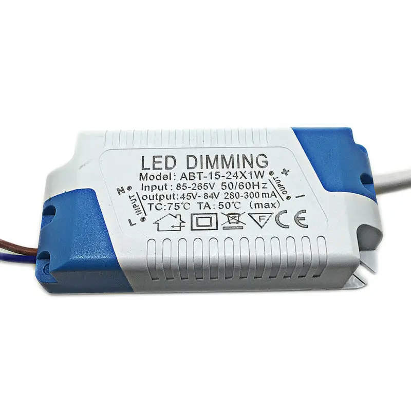 BOSD LED Driver(15-24)W Transformer Power Supply Adapter AC85-286V to DC 45-84V 280-300ma NO Waterproof Panel Light