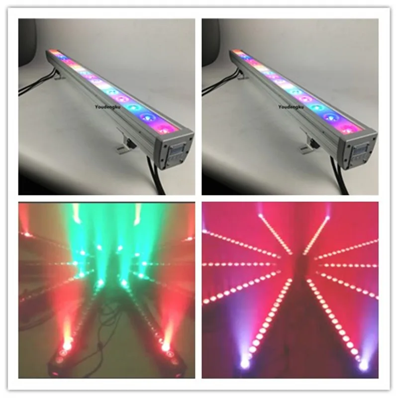 10 pieces Waterproof led lights wall washer with pixel effect18x3W RGB 3in1 stage matrix LED wall washer outdoor for disco