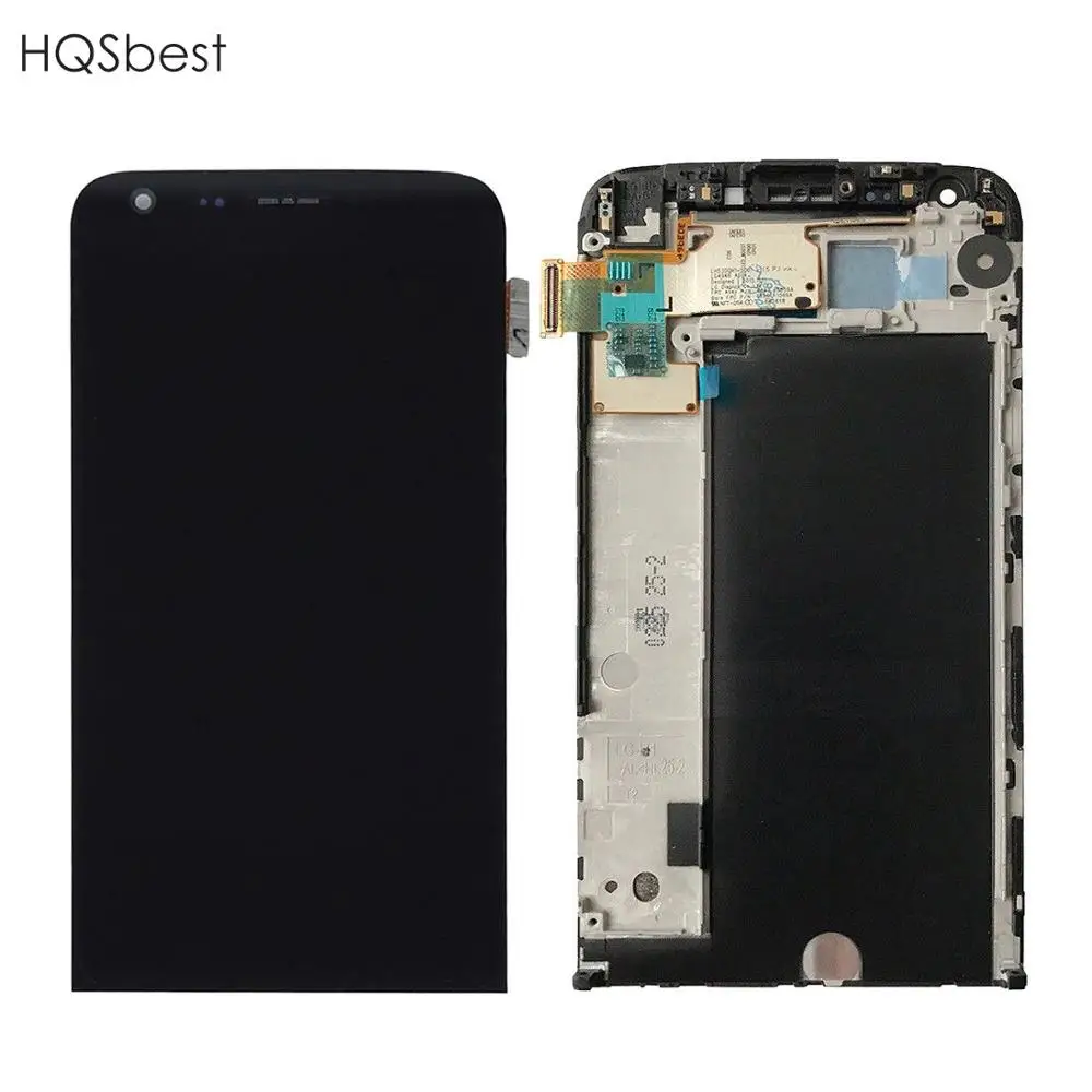 

HQSbest Grade A+++ LCD Display Touch Screen Digitizer Assembly + FRAME for LG G5 H820 H830 H850 VS987 LS992 US992, with Tools