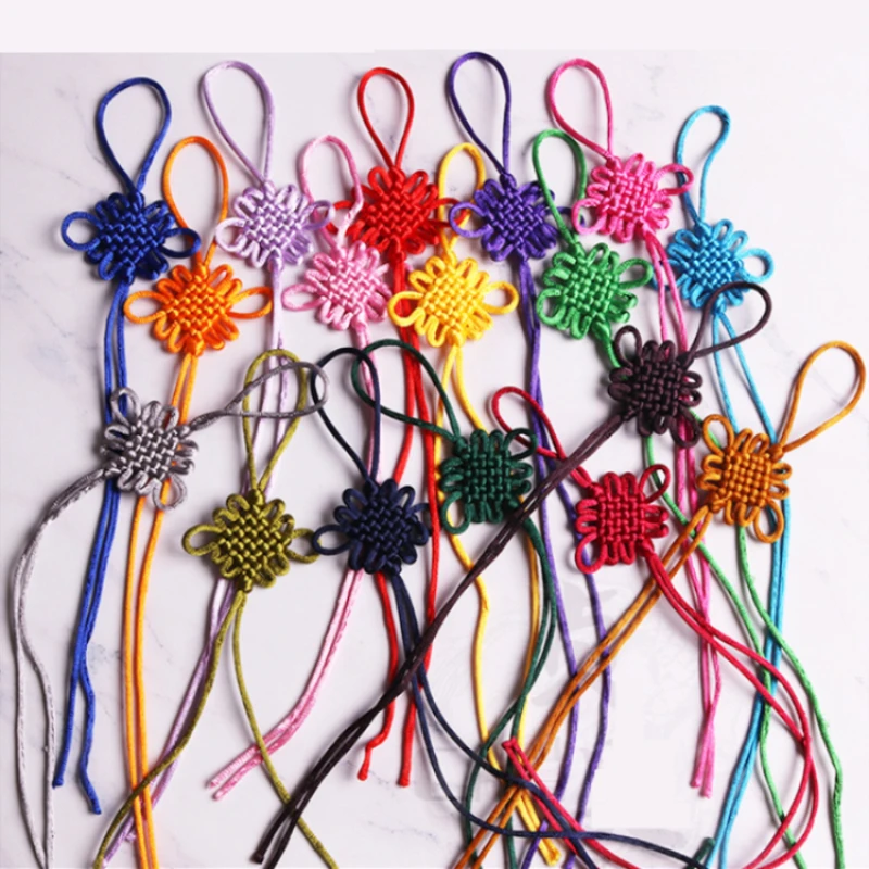 10PC Mini Chinese Knots Tassels Pendant Accessories Home Textile Curtain Clothing Tassel Handicraft Rope DIY Decorative Material