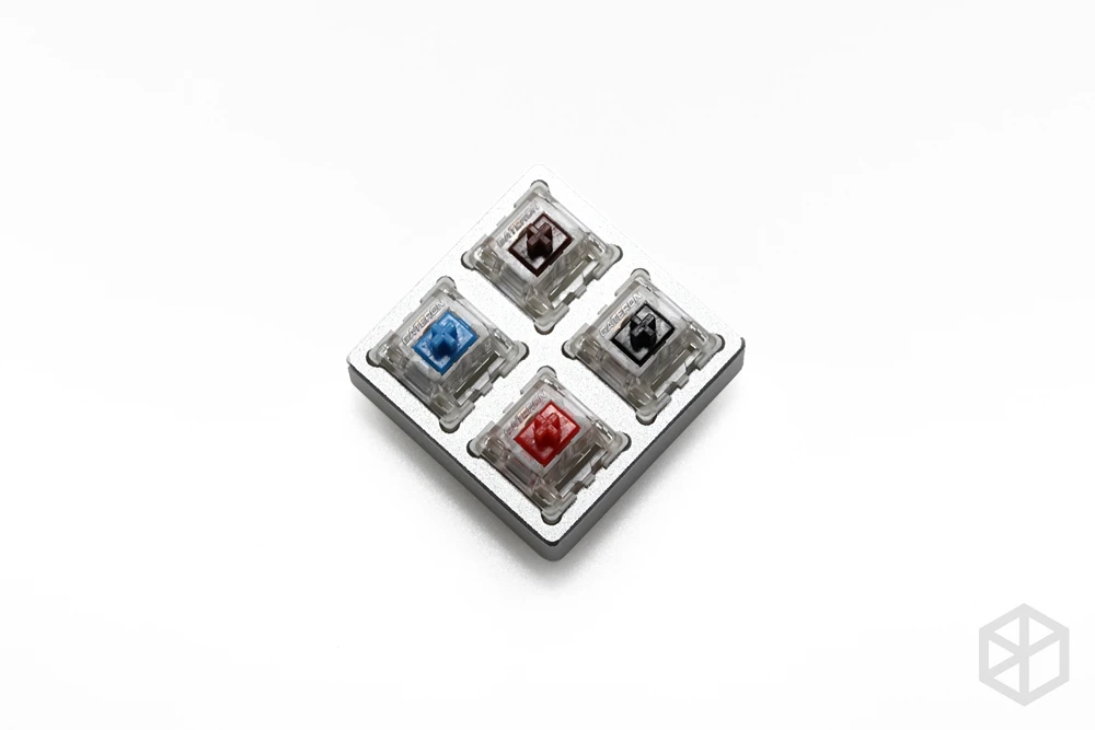 aluminum or Acrylic Switch Tester Gateron switches Blue Black Blue Red Green Yellow White RGB SMD for Mechanical Keyboard