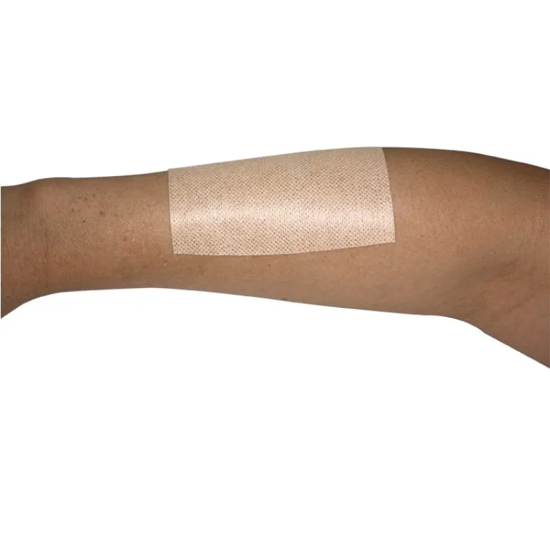 1 rolle Medical Fixierung Band atmungs nicht-gewebt Klebstoff Wunde Dressing verband haut farbe quadratischen raster design Fühlen Sich frei zu cut